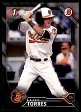2016 Bowman Silver Paper Alexis Torres 195/499 Baltimore Orioles
