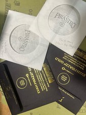 Pirastro EVAH Pirazzi Gold Violin String set 4/4 size Silver G , E is Ball