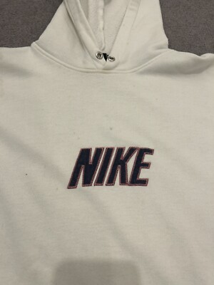 nike white vintage jumper