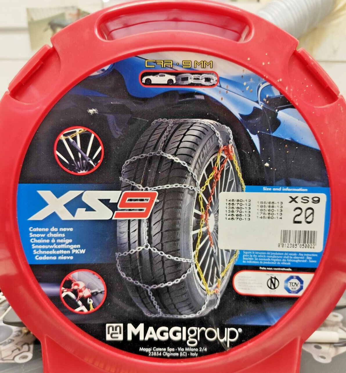 CATENE NEVE MAGGI MISURA XS 9 GRUPPO 20
