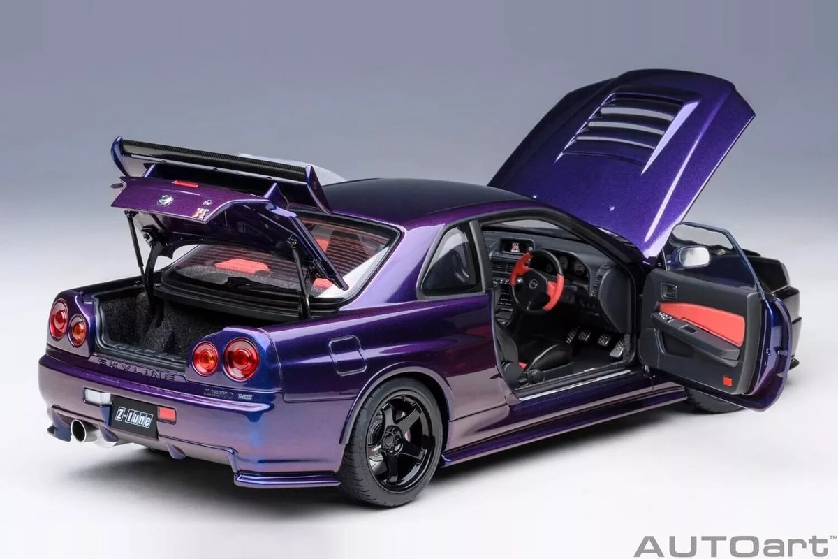 オートアート 1/18 77464 NISMO R34 GT-R Z-tune 楽天市場】AUTOart(オートアート) NISMO GT-R(R34) Z-TUNE(1/18