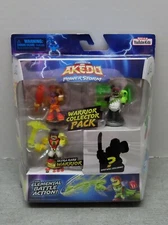 Legends of Akedo Powerstorm Warrior Collector Pack 4 Mini Figures Open Package