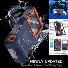 Waterproof Diving Case Cover For iPhone 16 15 14 13 Pro Samsung S25 S24 S23 S22 