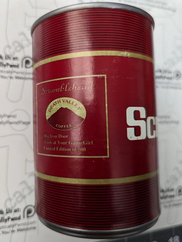 Scramblehead Death Valley Coffee Band Promo Cassette Tape INSIDE can 1992 RARE - Image 2 of 4