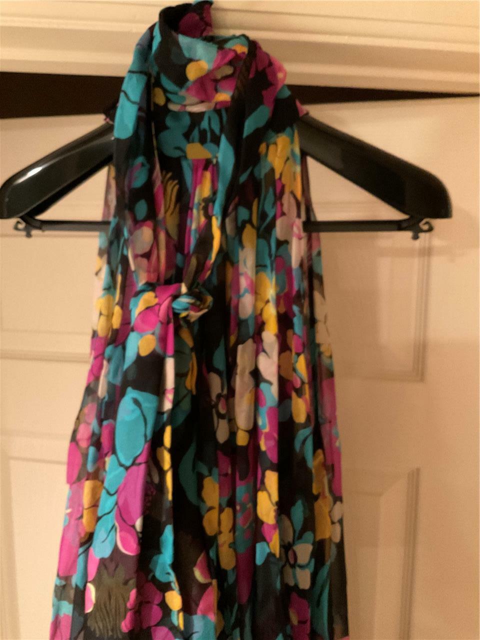 Abito in chiffon Saint Laurent con slip taglia 38