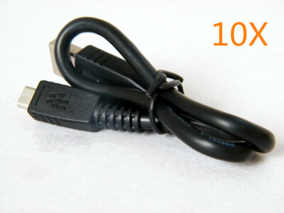10 pcs short BlackBerry Micro-USB Data Charging Cable 0.3m 30cm