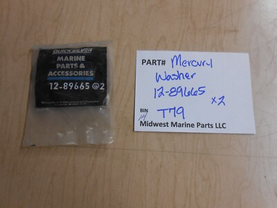 #ad 12 89665 Mercury washer 2 NOS T79 $13.99