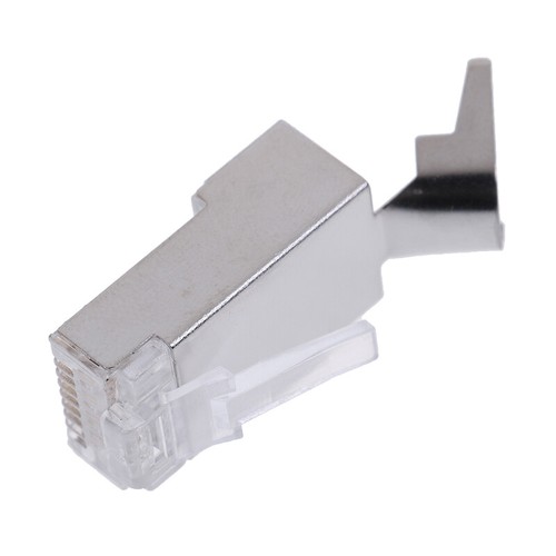 10Pcs Cat7 RJ45 connector cat 7 crystal plug shielded FTP RJ45 modul*h* _yi - Afbeelding 5 van 12