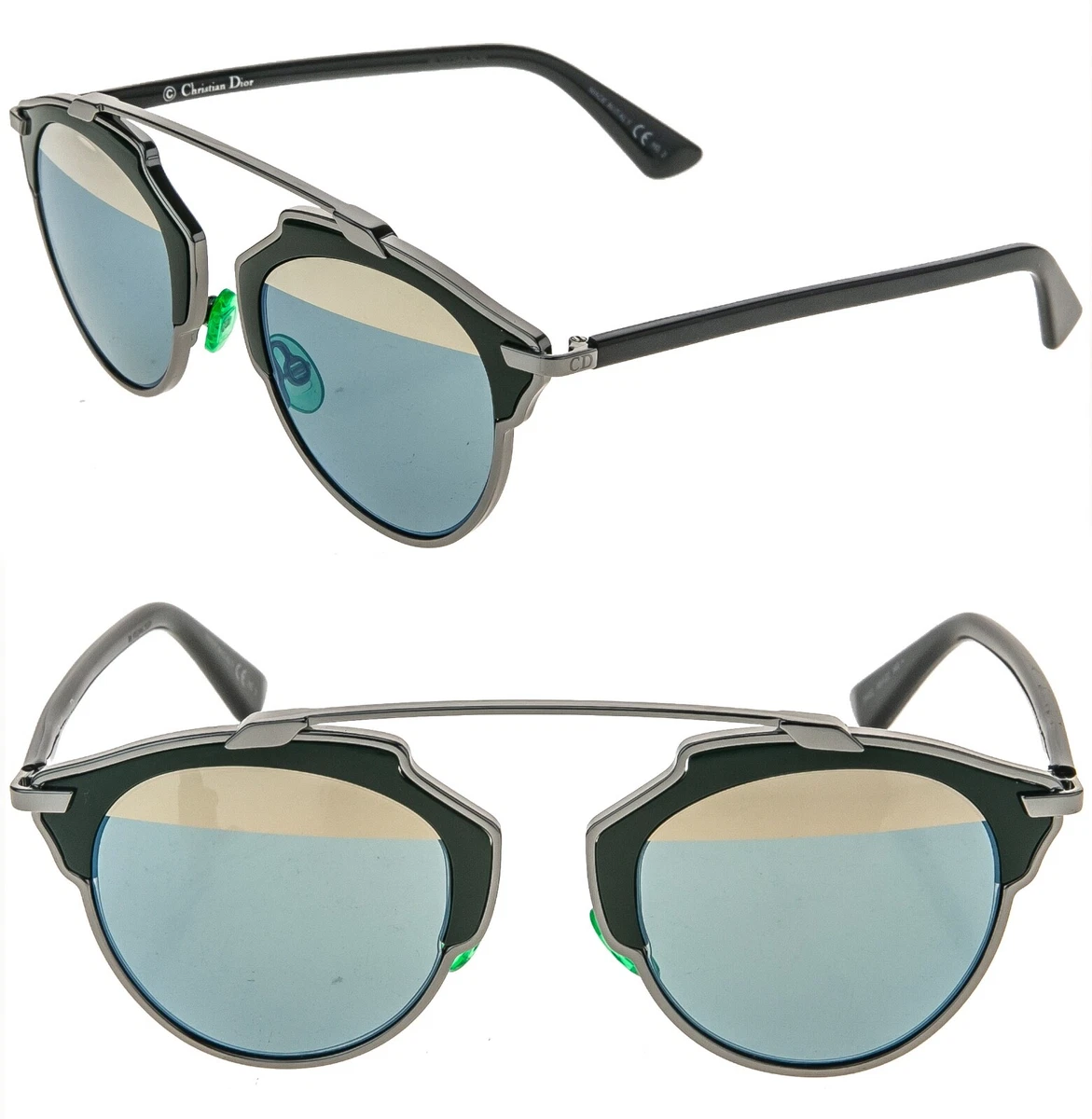 Dior Green Round Sunglasses for Women for sale | eBay display picture 2