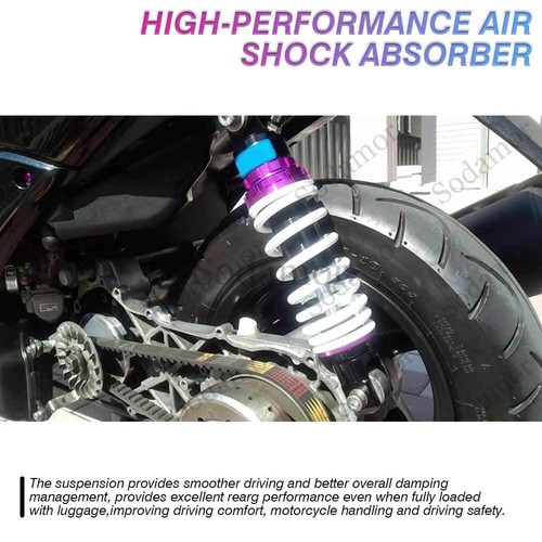 235mm 9.25" Rear Air Shocks Absorbers Suspensions U-Type For SUZUKI LETS VERDE - Picture 5 of 21