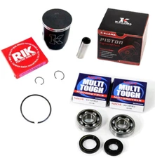Rebuild Engine Kit 54 mm Piston Crank Main Bearing Oil Seal to Yamaha YZ125 2001