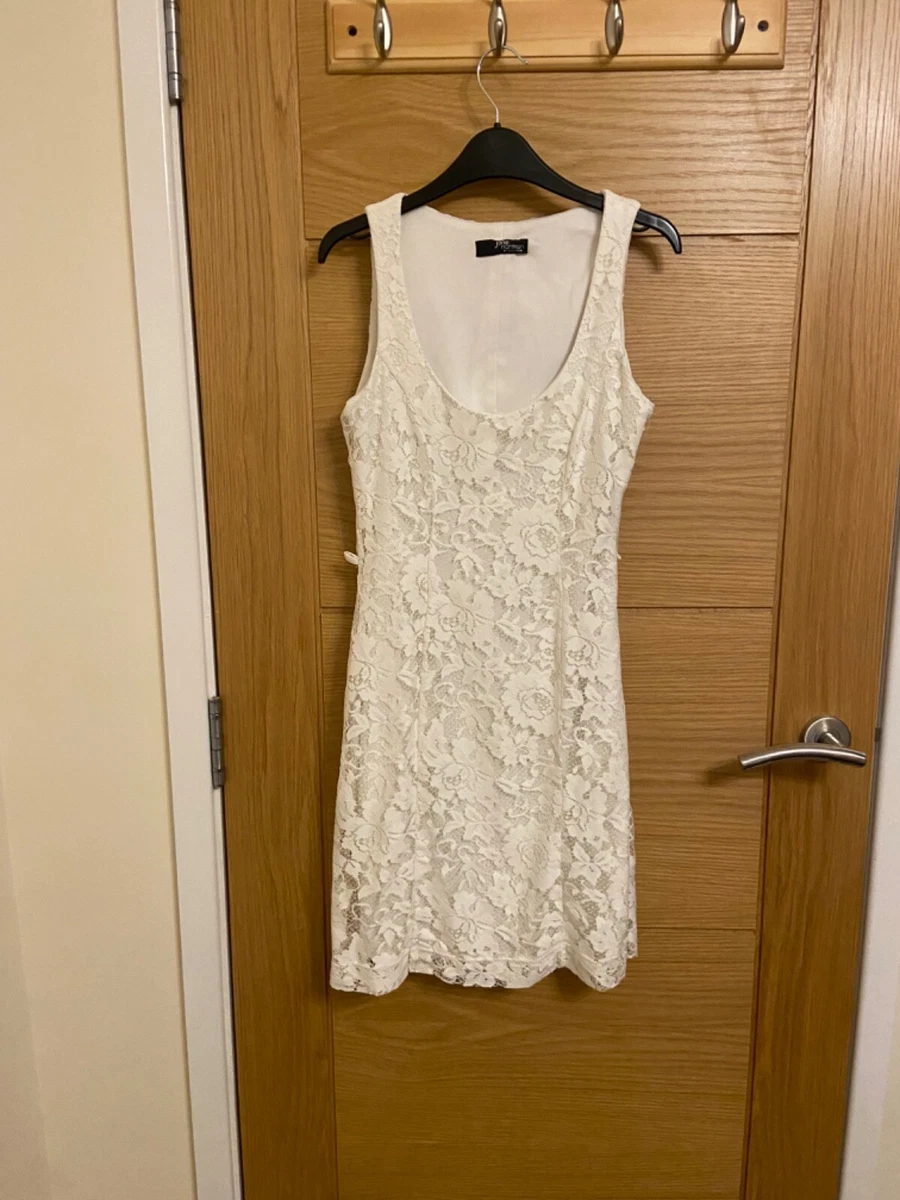 jane norman white dress prom/cocktail UK and a self Jane Summers Isabella Backless Short