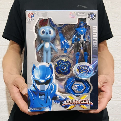 A+BOX MiniForce Gyro Squad 娃娃玩具 Volt Max Lucy Spinning Battle 儿童玩具- - Picture 17 of 28