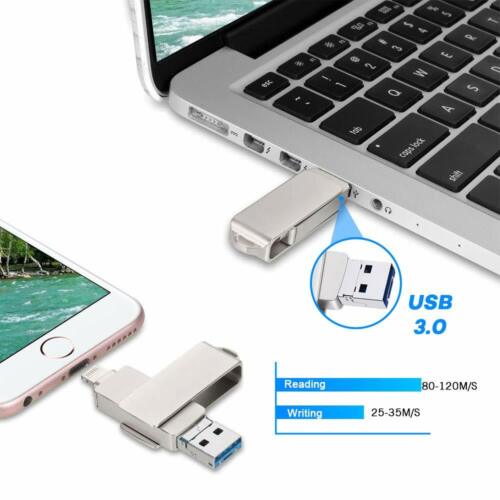 1TB 256GB 128GB USB 3.0 OTG Flash Drive Memory Stick Pen For iPhone/Android/PC - Picture 7 of 12