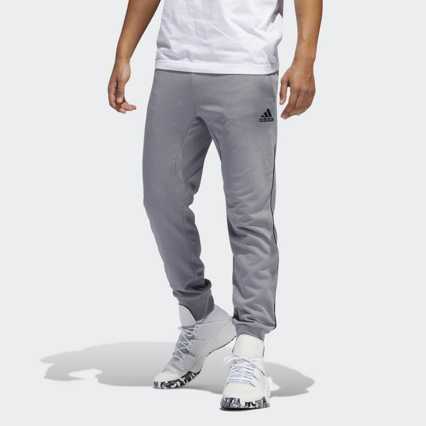 Adidas Gray Men's Sport French Terry Pants DX6786 | eBay