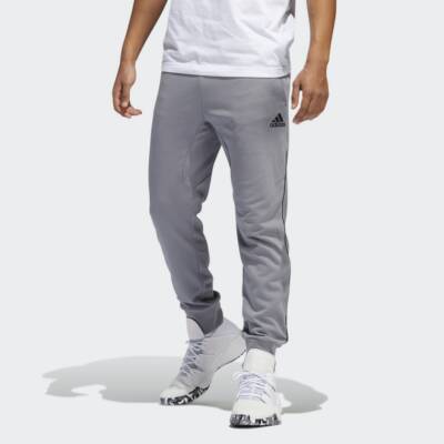 Adidas Gray Men's Sport French Terry Pants DX6786 | eBay
