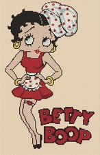 Betty Boop The Cook Counted Cross Stitch Chart No. 10-156
