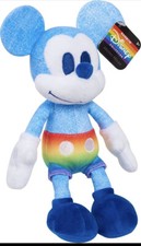 Mickey Mouse Plush Pride Just Play Disney Rainbow Collection 9"