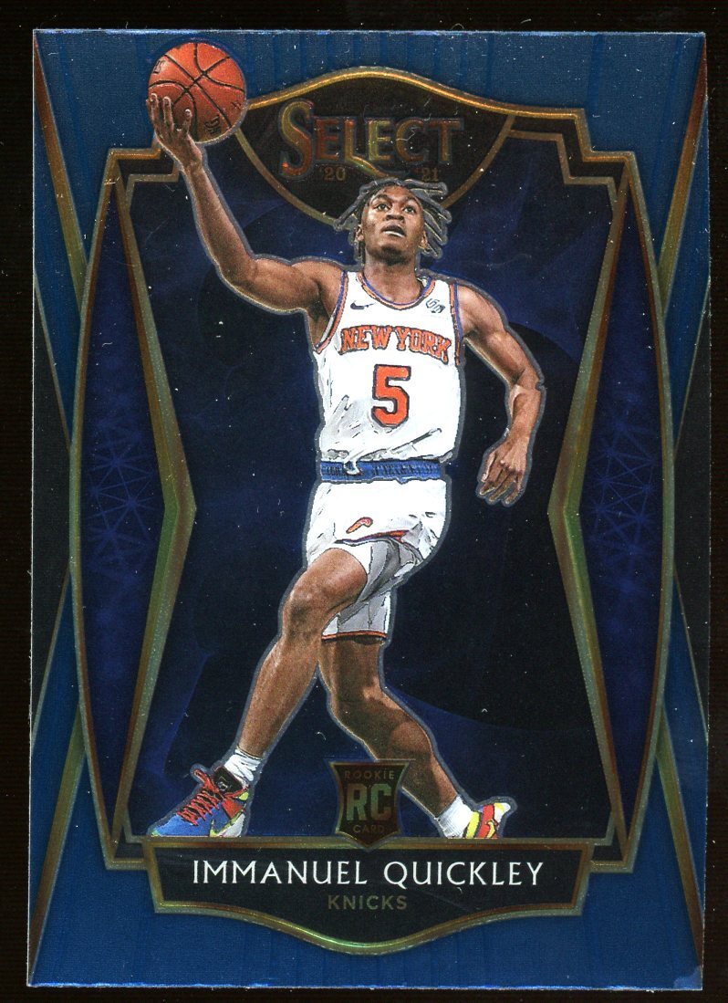 2020-21 Panini Select #172 Immanuel Quickley Blue