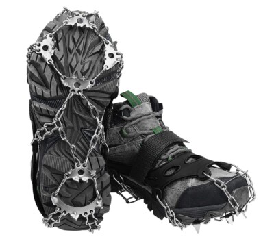 23 Spike Non Slip Traction Crampons Cleats Hiking Climbing Fishing