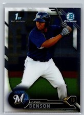 2016 Bowman #BCP30 David Denson Chrome Prospects *BW
