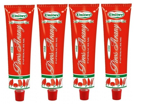 640g 4x160g Red Gold Hungarian Paprika Cream Hot/mild Piros Arany Csemege/Csipos - Picture 2 of 6