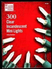 Home Accents 300-Light Clear Incandescent Mini Lights
