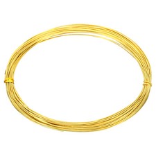 Half Hard Brass Wire, 1Pcs 23Gauge/0.6mm Diameter 10m/32.8ft Craft Wire