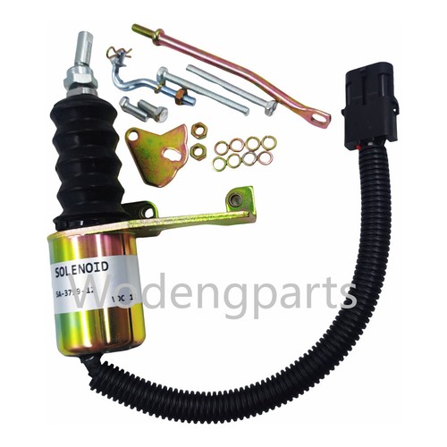 For Yanmar 4NTE94 Deutz Bosch 12V Fuel Stop Solenoid Valve SA-3799-12 1751ES - Picture 3 of 11