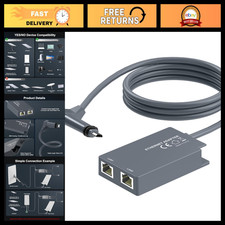 Dual Port Ethernet Adapter for Starlink Gen 2 - High-Speed Connectivity, Easy Se