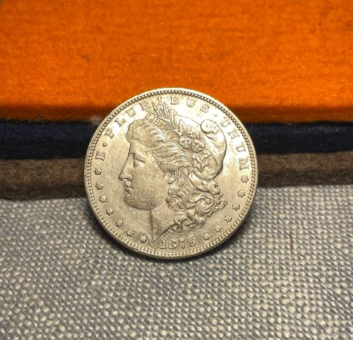 (#102031) Morgan Dollar: 1879 O.  AU!    Better date!   (see video!!)