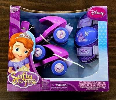 Disney - Sofia The First - Adjustable Glitter Junior Skate Combo Set (BRAVO)