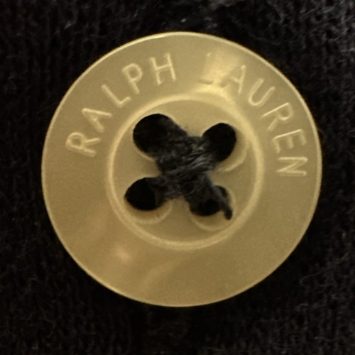 POLO RALPH LAUREN Polo Shirt Youth Large Sz 14-16 Navy Blue Classic Fit Knit - Picture 3 of 11