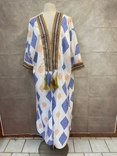 Shein Women's Casual Long Kaftan Dress Long Sleeves Multicolored Size L