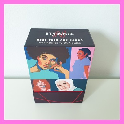 Nyssa Real Talk Cue Cards for Couples Adults Connection Icebreaker Game