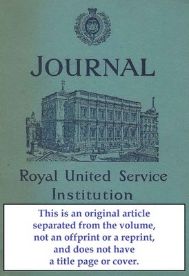 THE SOCIETY FOR ARMY HISTORICAL RESEARCH. AN ORIGINAL ARTICLE FROM JOURNAL OF TH