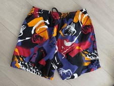 Vintage 90s Nike Shorts Mens Jordan Barcelona Aqua Athletic Basketball size M