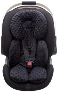 Infant Car Seat Insert, Baby Head Neck Body Support, Soft Minky Newborn Car S...