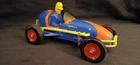 Vintage Large Nosco,Marx Wyandotte Plastic Indy Style Racer Car. Wind Up. Works.