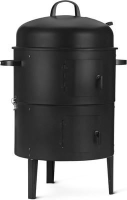 Amazon Basics Outdoor-Smoker, 1 Stück, 40.6 Cm, Schwarz