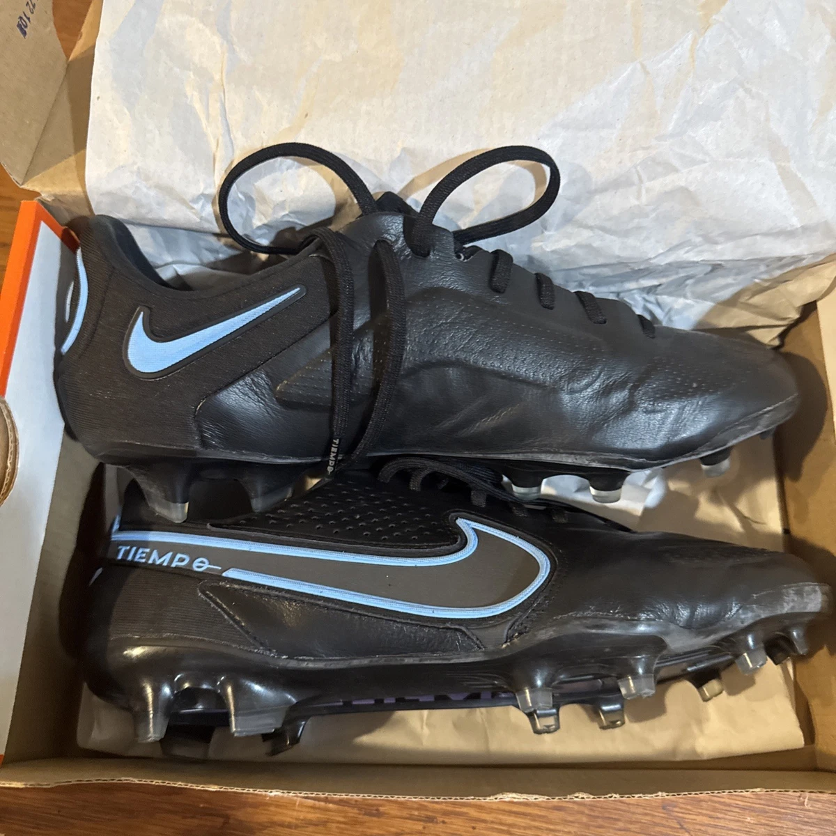 Las mejores ofertas en Nike Tiempo Legend 9 Pro FG Black Blue Hero