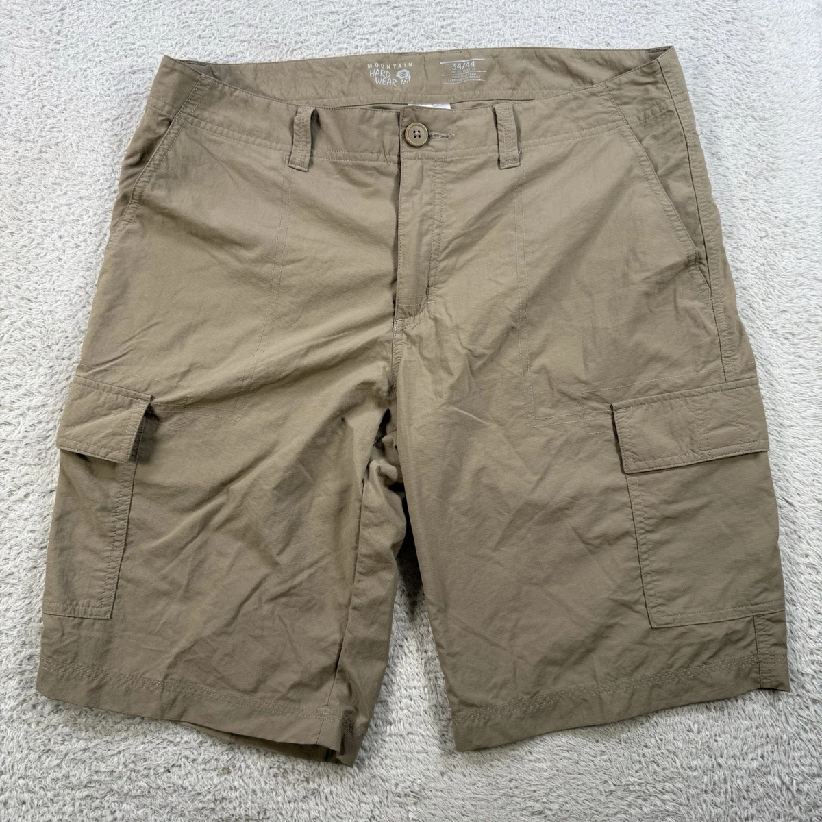 Short Mountain Hardwear Homme Taille 30 Marron Kaki Ceinturé - Randonnée Outdoor