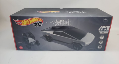 Hot Wheels Tesla Cybertruck and Cyberquad 1:10 Remote Control Car