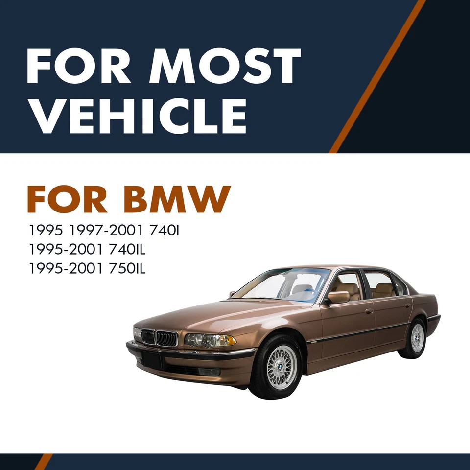 Par de 2 soportes de elevación de tapa de maletero trasero para BMW 740I 1995 1997-2001 Foto 2 de 4