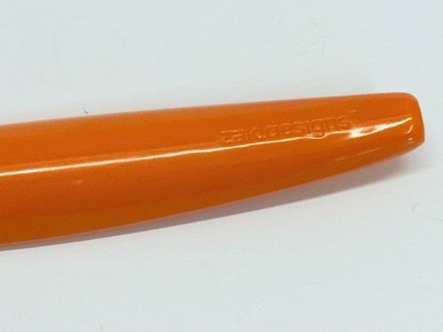 Zak Designs 10" Melamine Serving Spoon Solid Orange Molded Kitchen Accessory - Picture 5 of 6