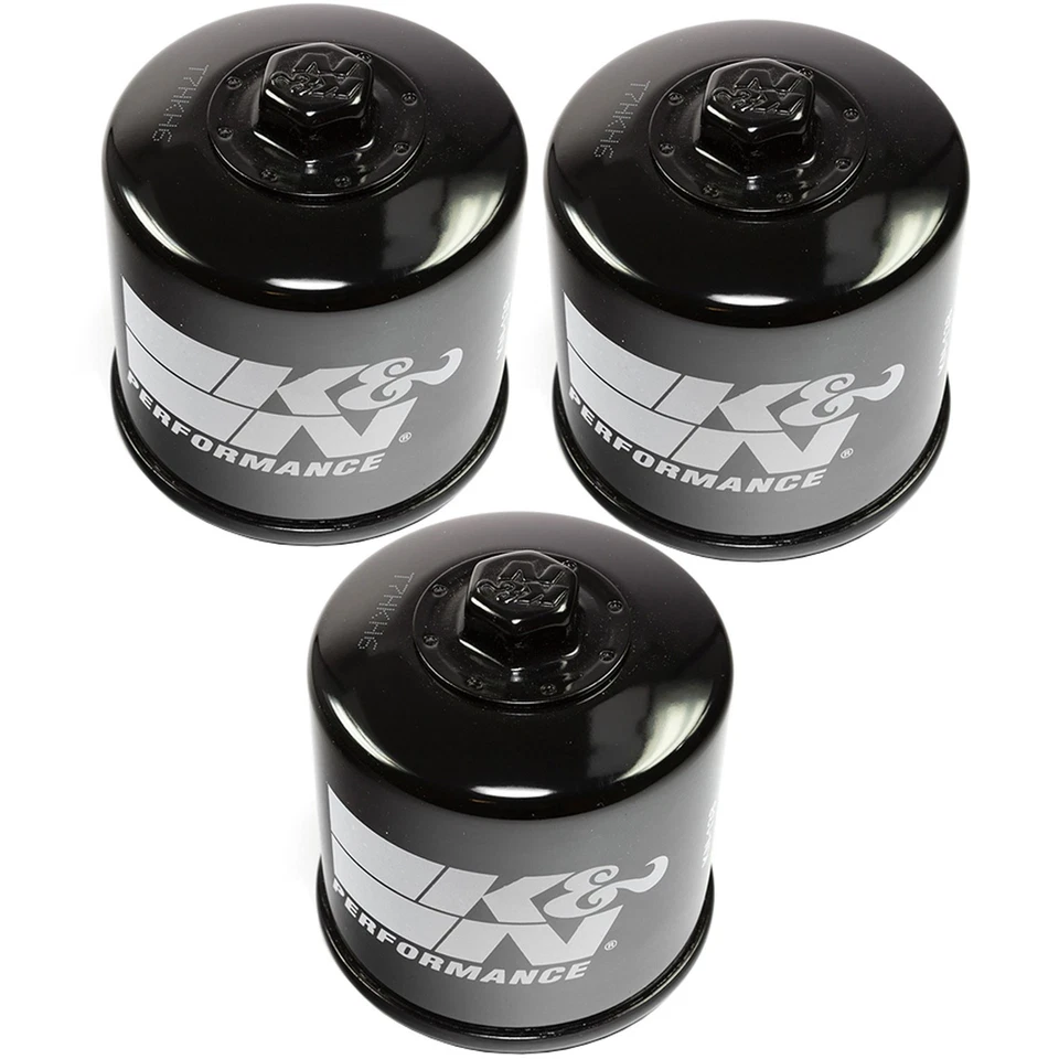 Filtro de Aceite Kit 3 Piezas K&N KN-138 para Aprilia Cagiva Kawasaki Sachs - Imagen 3 de 4