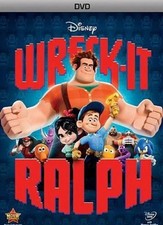 DISNEY - WRECK-IT RALPH ANIMATED DVD MOVIE, JOHN REILLY, SARAH SILVERMAN, NEW 