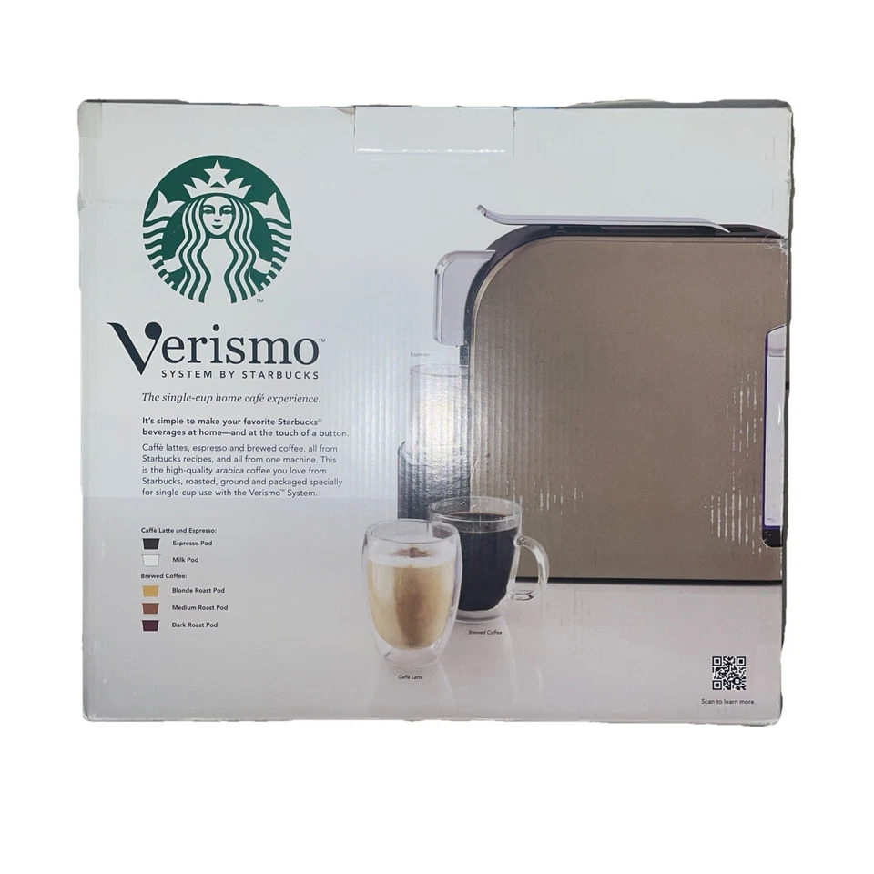 Máquina de café espresso Starbucks verismo nueva color champán alta presión Foto 2 de 2