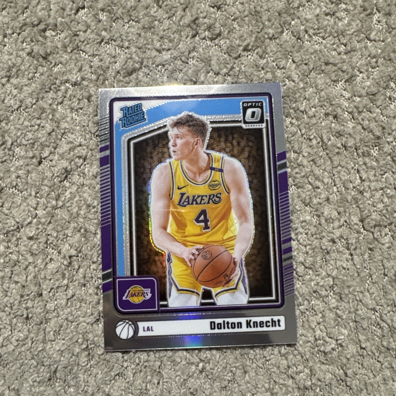 2024-25 Panini Donruss Optic Rated Rookies Dalton Knecht SILVER Prizm HOLO #256