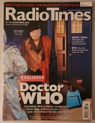 Radio Times 22-28 November 2003 - Doctor Who 40th Anniversary - Image 1 of 3